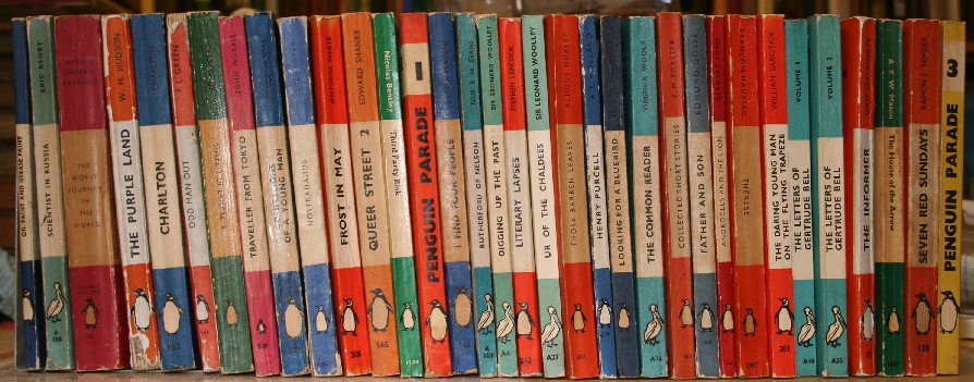 multicoloured 1940s penguins 
